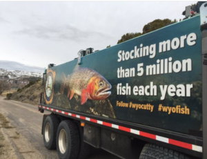 Fish-stocking truck